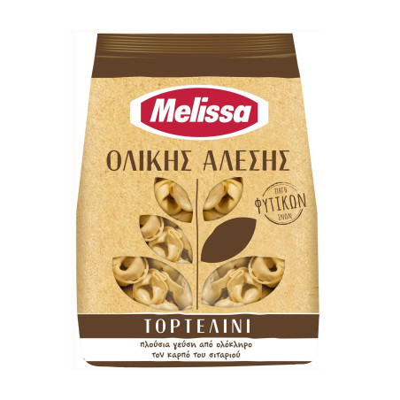 Melissa τορτελίνια ολικής άλεσης με τυρί 250gr