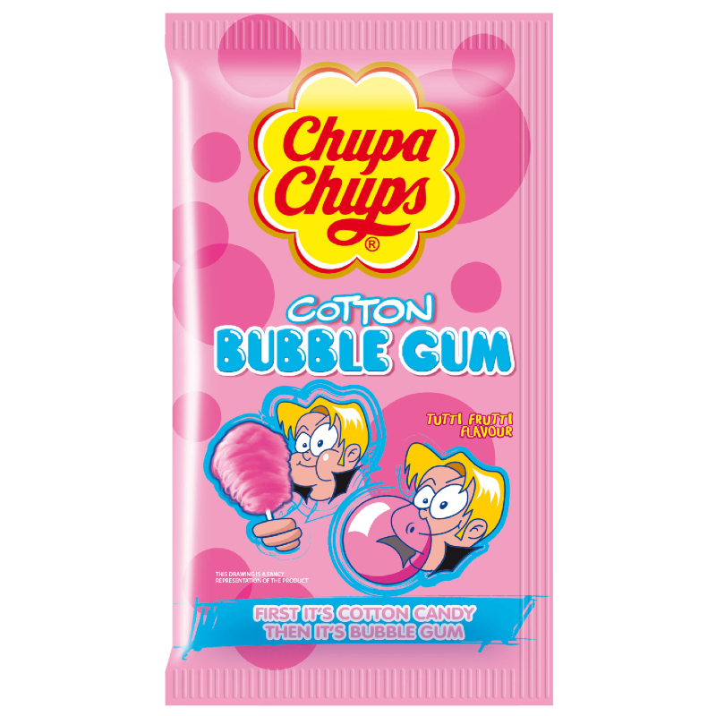 Chupa chups cotton bubble gum tutti frutti μαλλί της γριάς τσίχλα 11gr Chupa Chups - 1