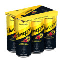 Schweppes αναψυκτικό λεμόνι με περγαμόντο & ιβίσκος χωρίς ζάχαρη 6x330ml