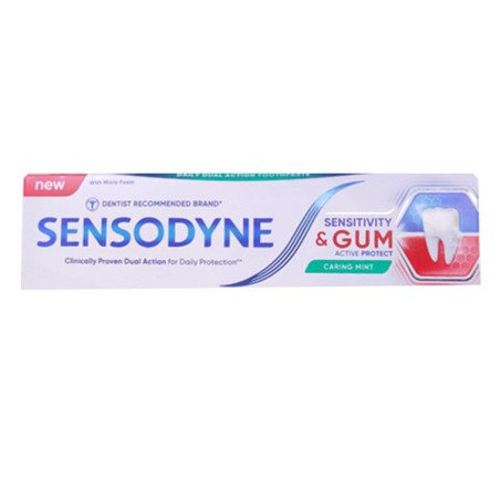 Sensodyne οδοντόκρεμα sensitivity & gum caring mint 75ml