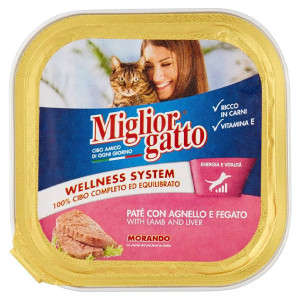 Miglior γατοτροφη pate 100gr αρνι & συκωτι Morando Miglior - 1