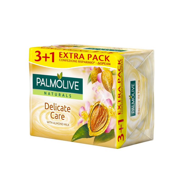 Palmolive σαπουνi 90gr 3+1 δωρο almond & milk