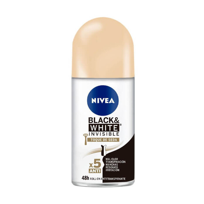 Nivea roll-on 50ml b & w invisible silky smooth