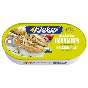 Flokos σκουμπρι 150gr, σε ελαιολαδο  - 1