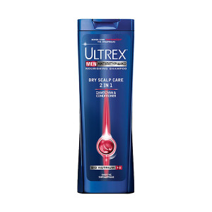 Ultrex men σαμπουάν αντιπιτυριδικό dry scalp κατά της ξηροδερμία 360ml Ultrex - 1