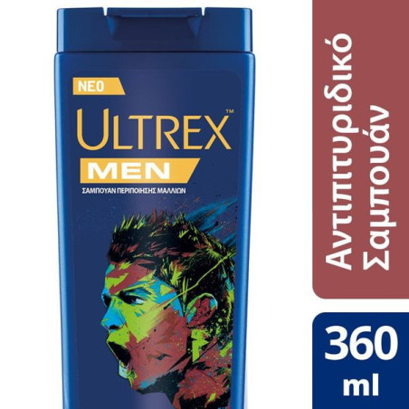 Ultrex men σαμπουάν αντιπιτυριδικό legend Ronaldo 360ml