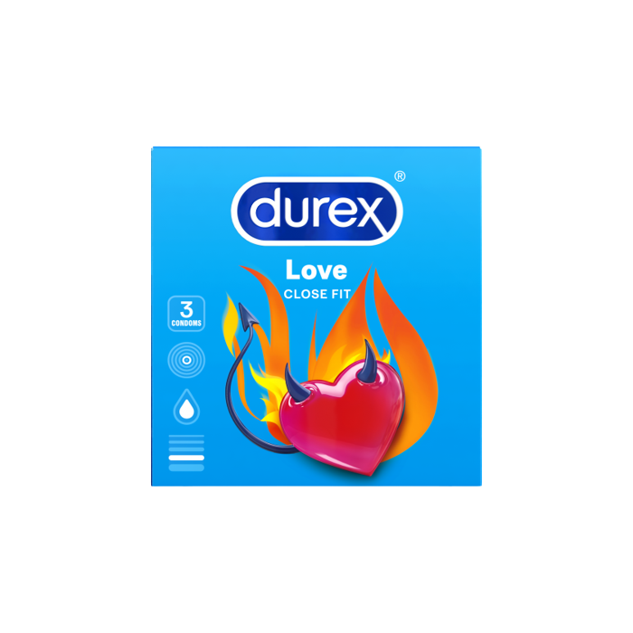 Durex προφυλακτικά love 3τεμ Durex - 1