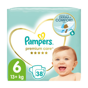 Pampers premium care No6 13+kg 38τεμ Pampers - 1