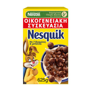 Nestle δημητριακά nesquik σοκολάτας 625gr