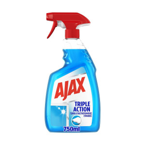 Ajax υγρό καθαριστικό spray τζαμιών triple action 750ml Ajax - 1
