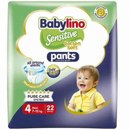 Babylino πανα sensitive no 4 7-13kg 22τεμ  - 1