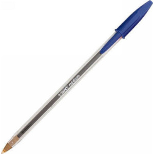 Bic στυλό ballpoint 1,0mm με μπλε mελάνι cristal original  - 1