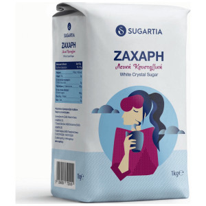 Sugartia ζάχαρη λευκή κρυσταλλική 1kg  - 1