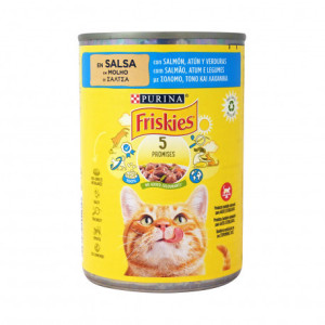 Friskies γατοτροφη 400gr σολομο -τονο λαχανικα Friskies - 1