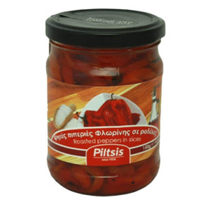 Piltsis πιπεριες ψητες φλωρινης 150gr σε ροδελεσ  - 1