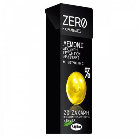 Zero καραμελες 32gr,x12τεμ λεμονι