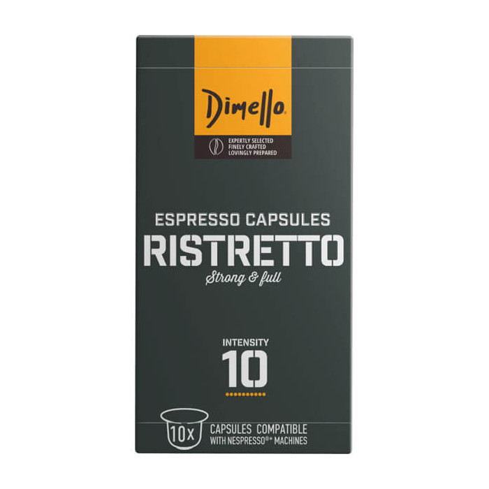 Dimello espresso caps 10τεμx0,56gr, ristretto  - 1