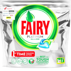 Fairy platinum κάψουλες all in one με λεμόνι 25τεμ  - 1