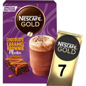 Nescafe gold chocolate caramel brownie mocha 149,8gr, 7x21,4gr