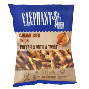 Elephant twisted pretzel 70gr, καραμελωμενο κρεμμυδι  - 1