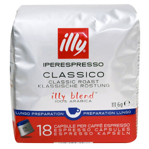 Illy κάψουλες espresso lungo 18τεμ