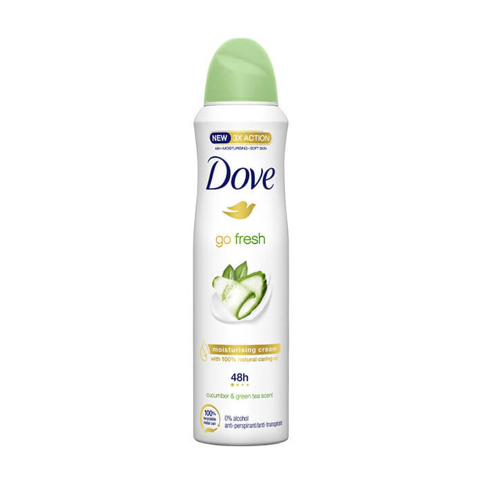 Dove αποσμητικό σώματος spray women advanced go fresh cucumber 150ml