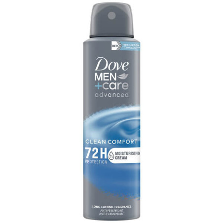 Dove αποσμητικό σώματος spray men advanced clean comfort 150ml