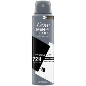 Dove αποσμητικό σώματος spray men advanced invisible dry 150ml