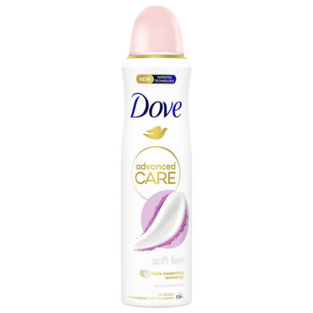 Dove αποσμητικό σώματος spray women advanced soft feel 150ml