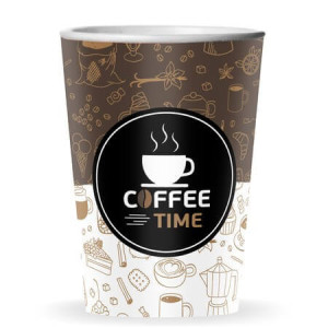 Ποτηρι χαρτινο coffee time single wall 12οz-14oz 50τεμ