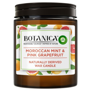 Air wick botanica αρωματικό κέρι moroccan mint & pink grapefruit 205gr Air Wick - 1