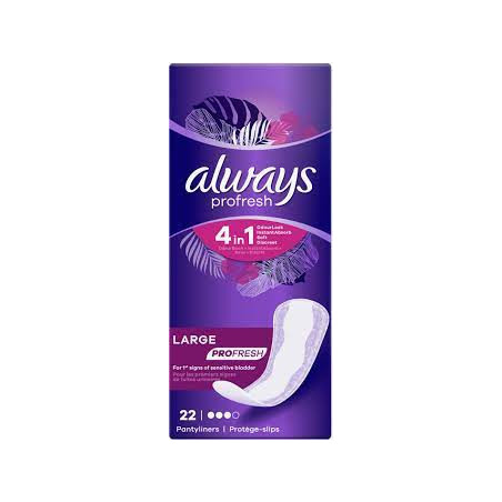 Always profresh 4σε1 σερβιετάκια large 22τεμ