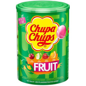 Chupa chups fruit γλειφιτζούρια μεταλλικό κουτί 150x12gr