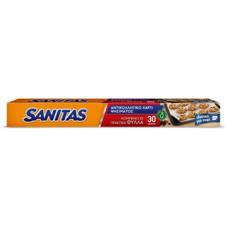 Sanitas αντικολλητικό χαρτί 30 φύλλα Sanitas - 2