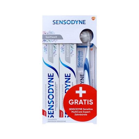 Sensodyne σετ οδοντόβουρτσα & 2 οδοντόκρεμες 75ml sensitive multicare expert Sensodyne - 1