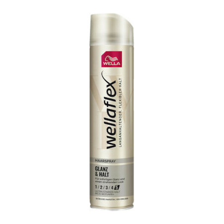 Wellaflex λακ μαλλιών No5 glanz & halt 250ml