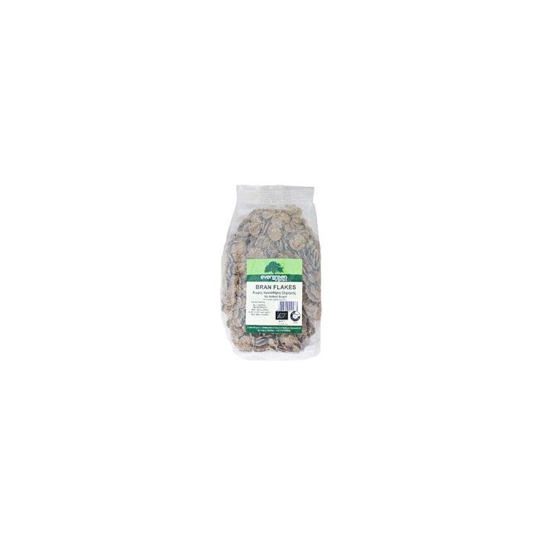 Evergreen bran flakes δημητριακά χωρίς προσθήκη ζάχαρης 250gr Evergreen - 1