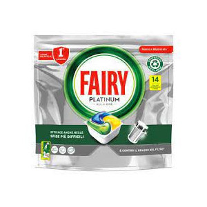 Fairy platinum κάψουλες all in one με λεμόνι 14τεμ Fairy - 1