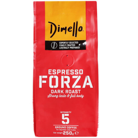 DIMELLO ESPRESSO 250gr. - (FORZA) (ΑΛΕΣΜΕΝΟ)  - 1