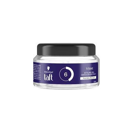 Taft gel μαλλιών titane humidity resistant 250ml  - 1