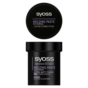 Syoss πυλός μαλλιών molding paste with charcoal 130ml Syoss - 1