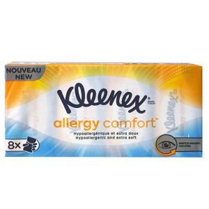 KLEENEX ΧΑΡΤΟΜΑΝΤΗΛΑ ΤΣΕΠΗΣ (8τεμ.) - (ALLERGY COMFORT)  - 1