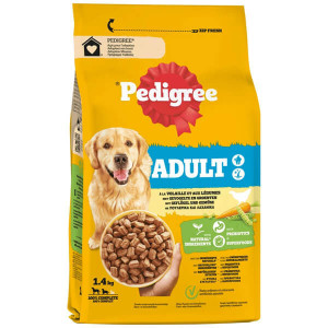 PEDIGREE ΣΚΥΛΟΤΡΟΦΗ 1,4kg ADULT - (ΠΟΥΛΕΡΙΚΑ & ΛΑΧΑΝΙΚΑ)