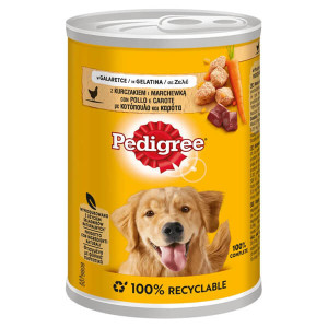 PEDIGREE ΣΚΥΛΟΤΡΟΦΗ ΚΟΝΣΕΡΒΑ 400gr. - (ΚΟΤΟΠΟΥΛΟ & ΚΑΡΟΤΟ) Pedigree - 1