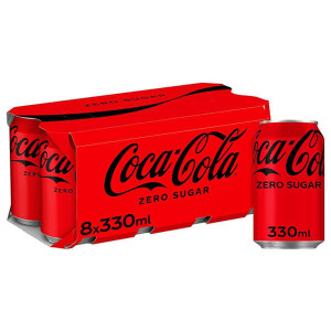 Coca cola αναψυκτικό zero 8x330ml  - 1