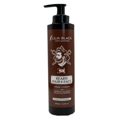 LILIA BLACK ΣΑΜΠΟΥΑΝ ΓΙΑ ΓΕΝΕΙΑΔΑ 250ml (ΒΑΛΒΙΔΑ) (3ΣΕ1)