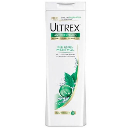 ULTREX ΣΑΜΠΟΥΑΝ 360ml - (ICE COOL MENTHOL)