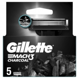 Gillette mach3 charcoal ξυραφάκια ανταλλακτικά 5τεμ Gillette - 1