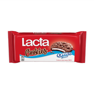 Lacta μπισκότα cookies με κρέμα oreo 156gr