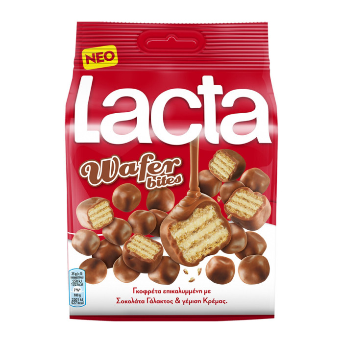 Lacta γκοφρετάκια wafer bites 110gr